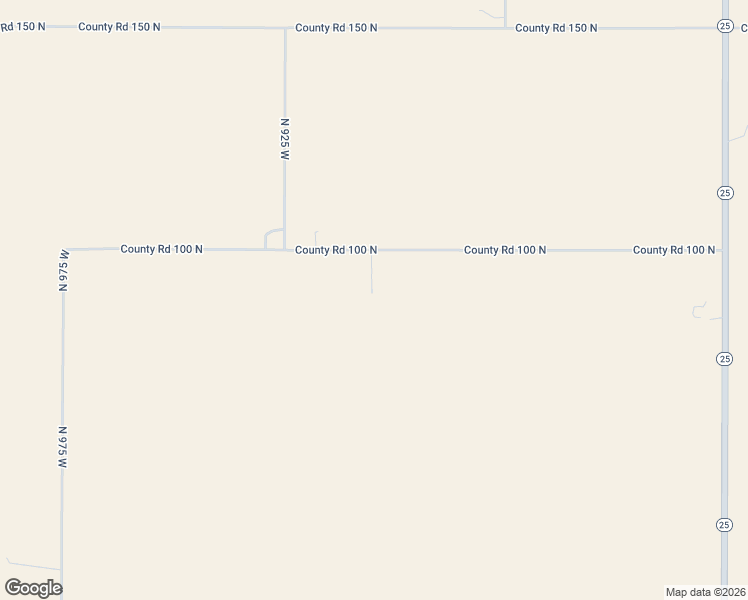 map of restaurants, bars, coffee shops, grocery stores, and more near 9063 County Road 100 North in Waynetown