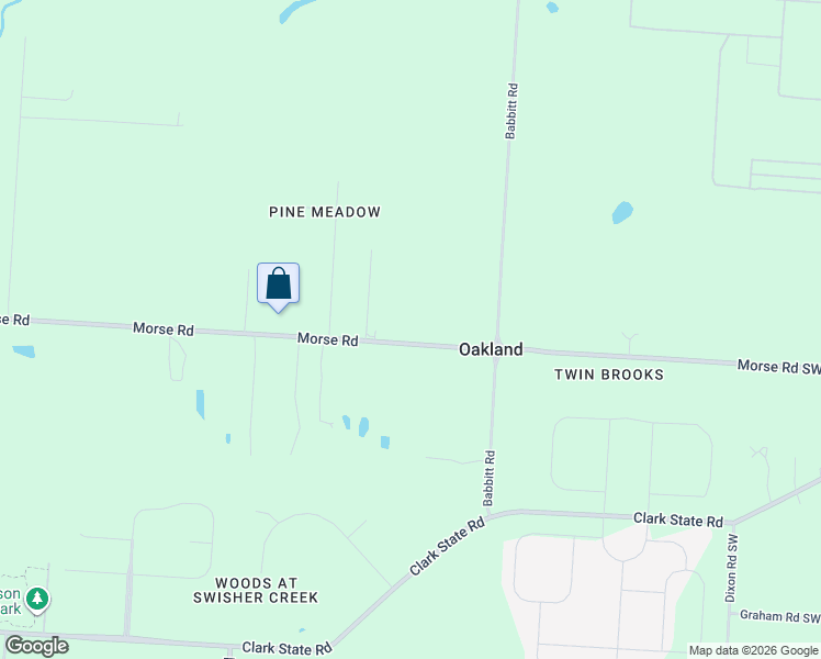 map of restaurants, bars, coffee shops, grocery stores, and more near 7944 Morse Road in New Albany