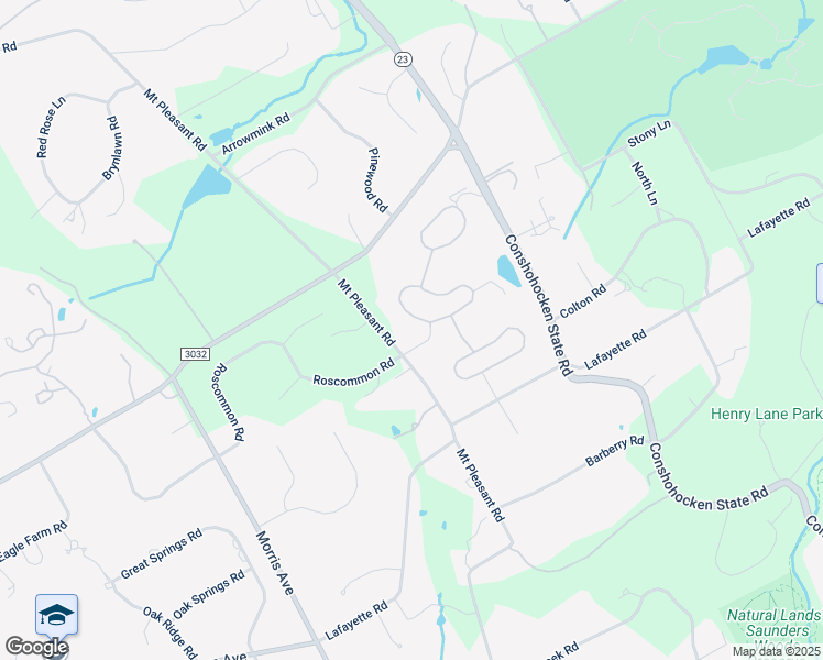 map of restaurants, bars, coffee shops, grocery stores, and more near 1104 Saint Andrews Road in Bryn Mawr