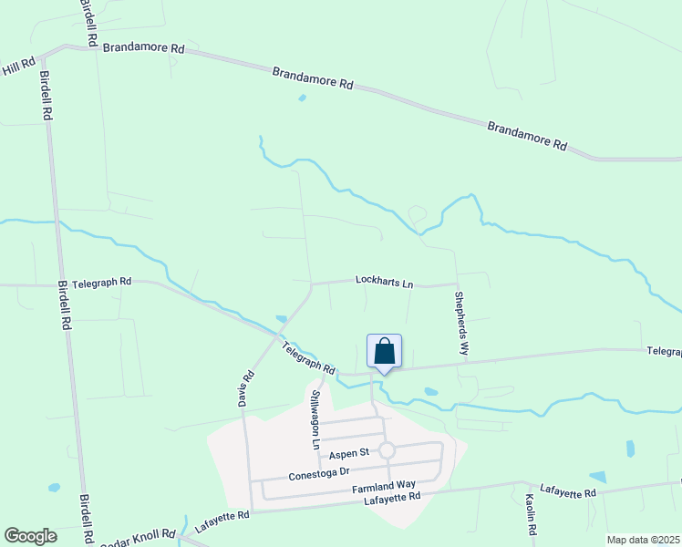 map of restaurants, bars, coffee shops, grocery stores, and more near 103 Lockharts Lane in Coatesville