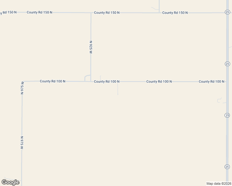 map of restaurants, bars, coffee shops, grocery stores, and more near 9063 County Road 100 North in Waynetown