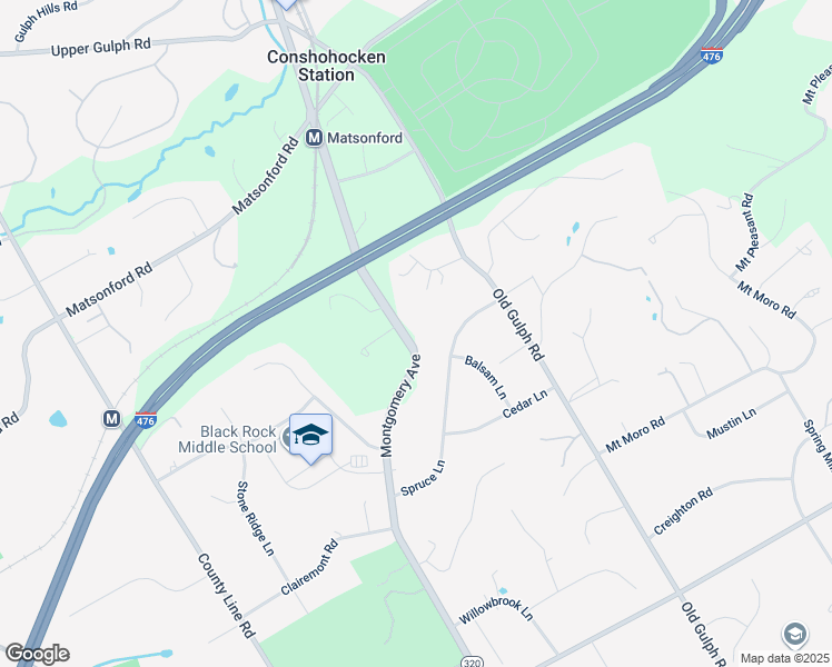 map of restaurants, bars, coffee shops, grocery stores, and more near 1945 Montgomery Avenue in Villanova