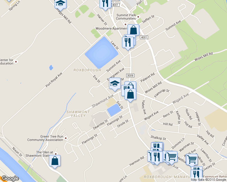 map of restaurants, bars, coffee shops, grocery stores, and more near 552 Shawmont Avenue in Philadelphia