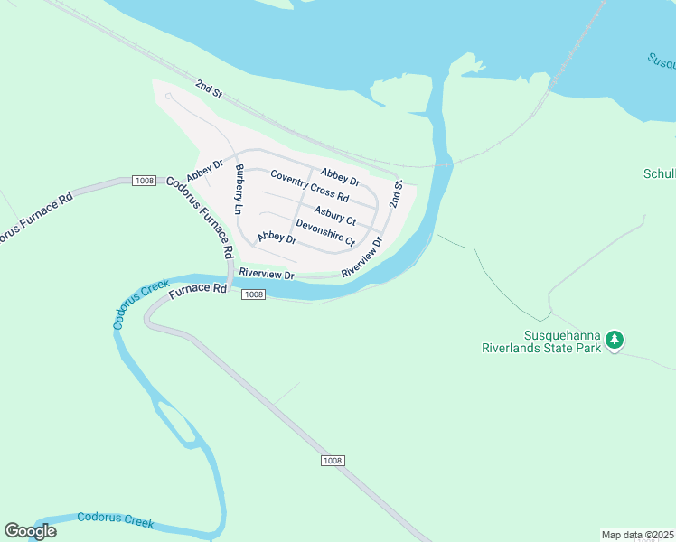 map of restaurants, bars, coffee shops, grocery stores, and more near 285 Riverview Drive in Mount Wolf