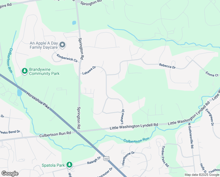 map of restaurants, bars, coffee shops, grocery stores, and more near 39 Lahawa Drive in Downingtown