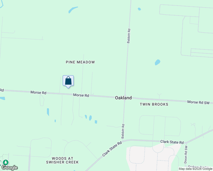 map of restaurants, bars, coffee shops, grocery stores, and more near 7944 Morse Road in New Albany