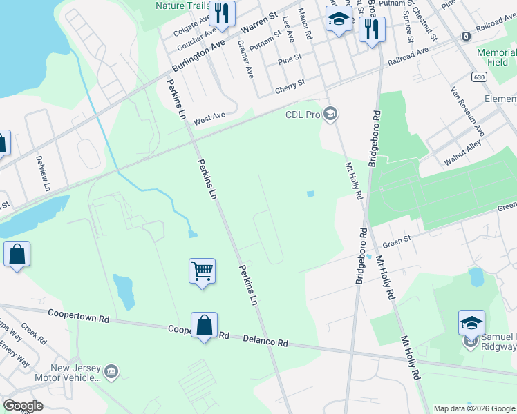map of restaurants, bars, coffee shops, grocery stores, and more near 27 Quail Drive in Beverly