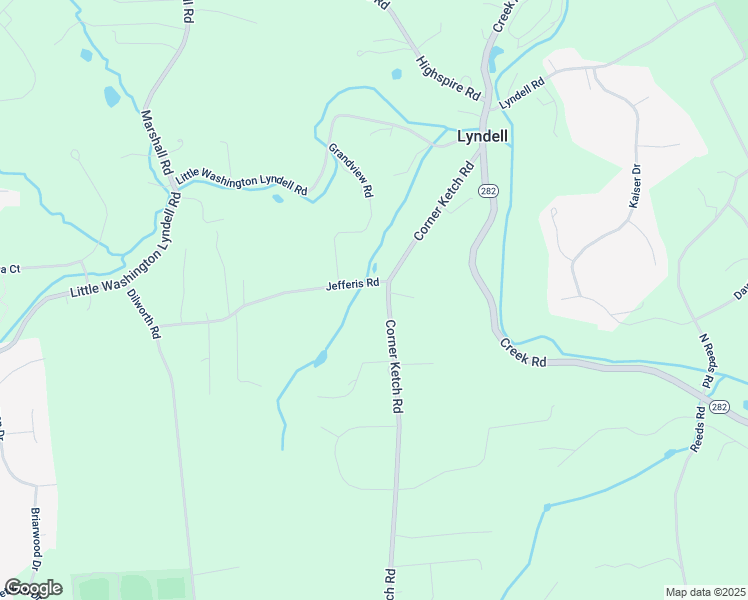 map of restaurants, bars, coffee shops, grocery stores, and more near 610 Corner Ketch Road in Downingtown