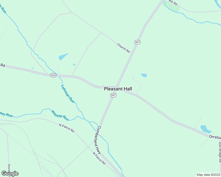 map of restaurants, bars, coffee shops, grocery stores, and more near 6572 Upper Strasburg Road in Pleasant Hall