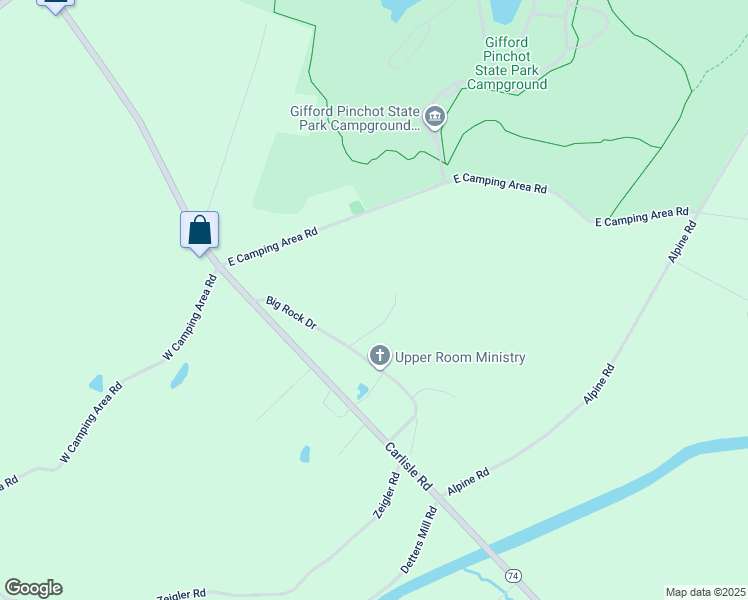 map of restaurants, bars, coffee shops, grocery stores, and more near 177 Big Rock Drive in Dover