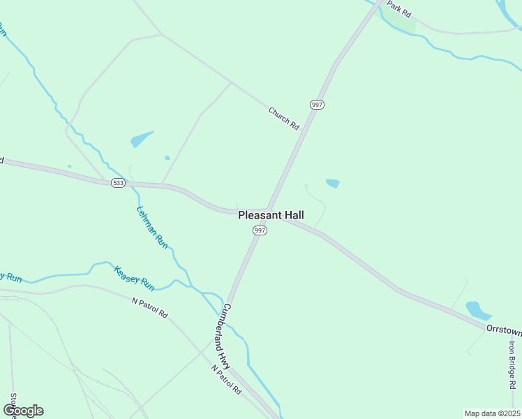 map of restaurants, bars, coffee shops, grocery stores, and more near 6572 Upper Strasburg Road in Pleasant Hall
