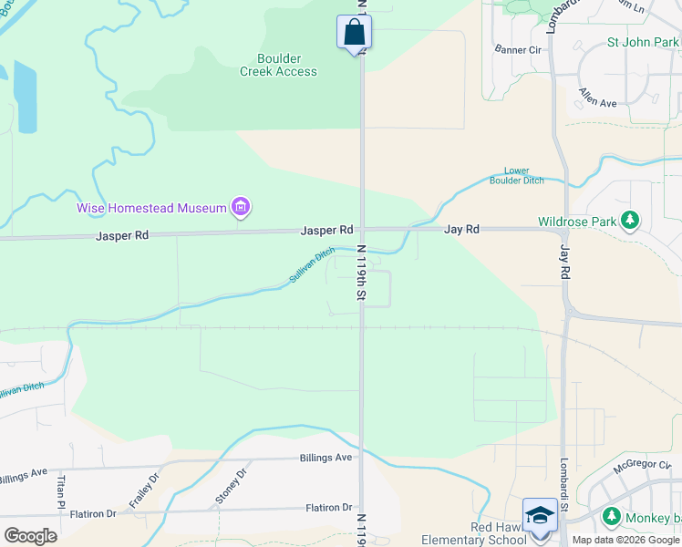 map of restaurants, bars, coffee shops, grocery stores, and more near in Boulder County