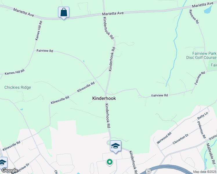 map of restaurants, bars, coffee shops, grocery stores, and more near 605 Kinderhook Road in Columbia