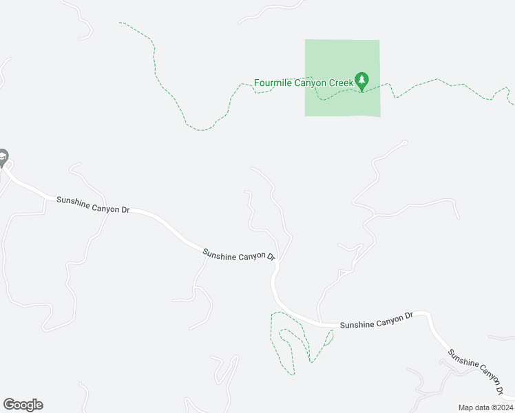 map of restaurants, bars, coffee shops, grocery stores, and more near 4602 Sunshine Canyon Drive in Boulder