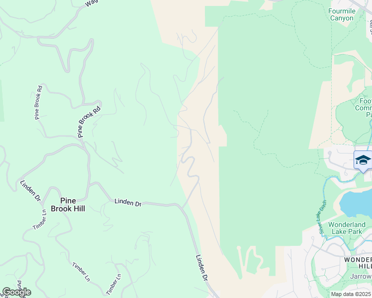 map of restaurants, bars, coffee shops, grocery stores, and more near 431 North Cedar Brook Road in Boulder