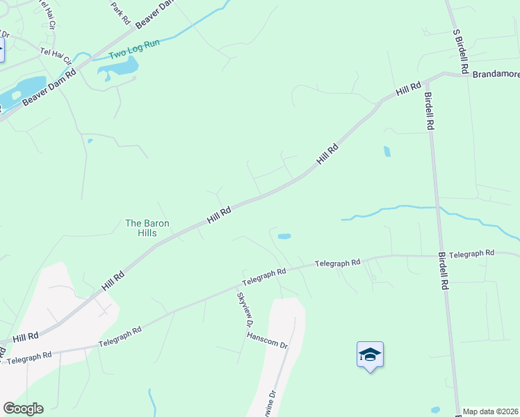 map of restaurants, bars, coffee shops, grocery stores, and more near 236 Hill Road in Coatesville