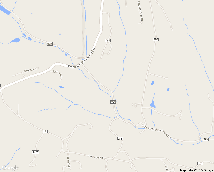 map of restaurants, bars, coffee shops, grocery stores, and more near 49241 Little McMahon Creek Road in Saint Clairsville