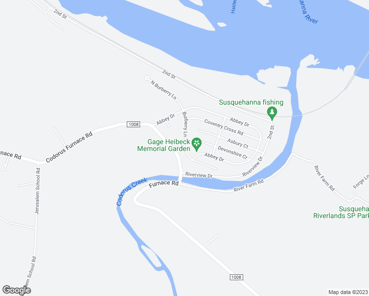 map of restaurants, bars, coffee shops, grocery stores, and more near 70 Burberry Lane in Mount Wolf