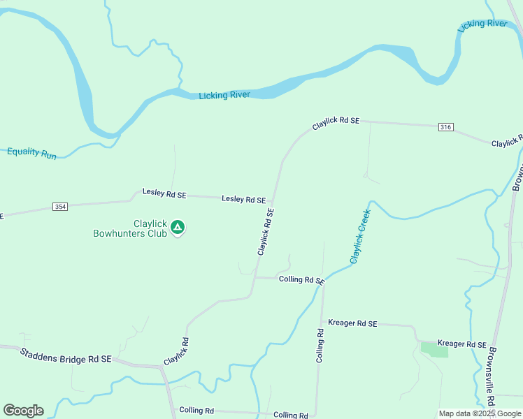 map of restaurants, bars, coffee shops, grocery stores, and more near 12680 Township Highway 354 in Heath