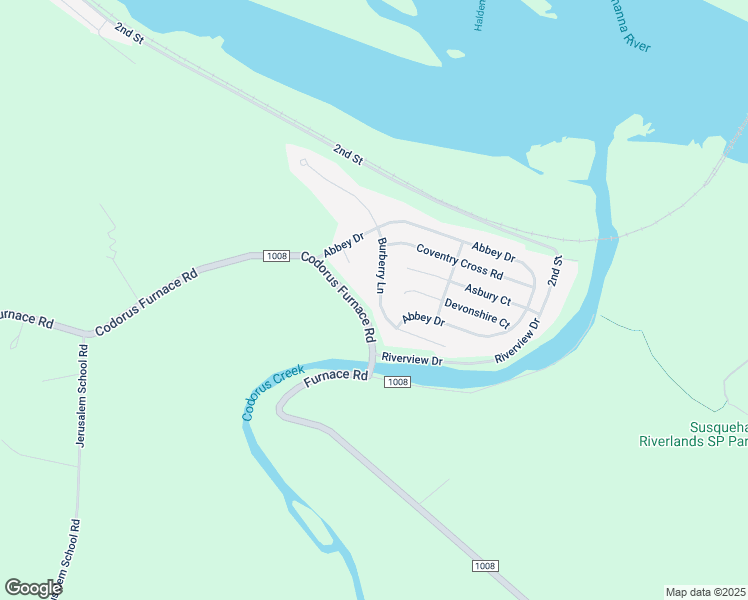 map of restaurants, bars, coffee shops, grocery stores, and more near 70 Burberry Lane in Mount Wolf