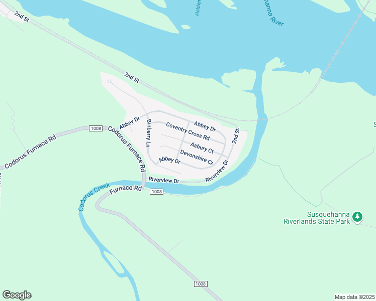 map of restaurants, bars, coffee shops, grocery stores, and more near 135 Asbury Court in Mount Wolf