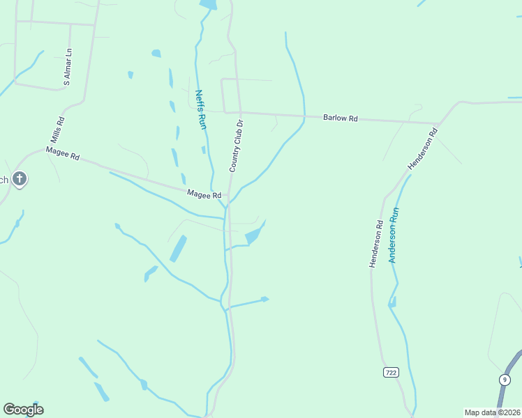 map of restaurants, bars, coffee shops, grocery stores, and more near 66641 Country Club Road in Saint Clairsville