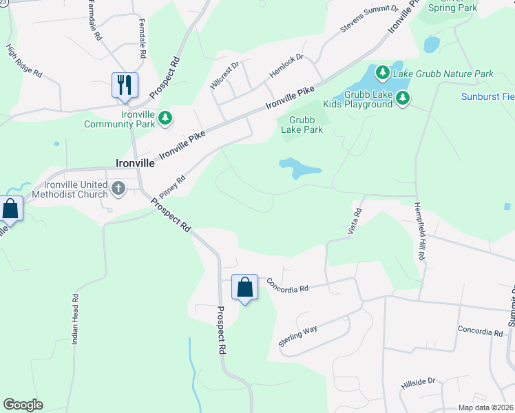 map of restaurants, bars, coffee shops, grocery stores, and more near 620 Sycamore Drive in Columbia
