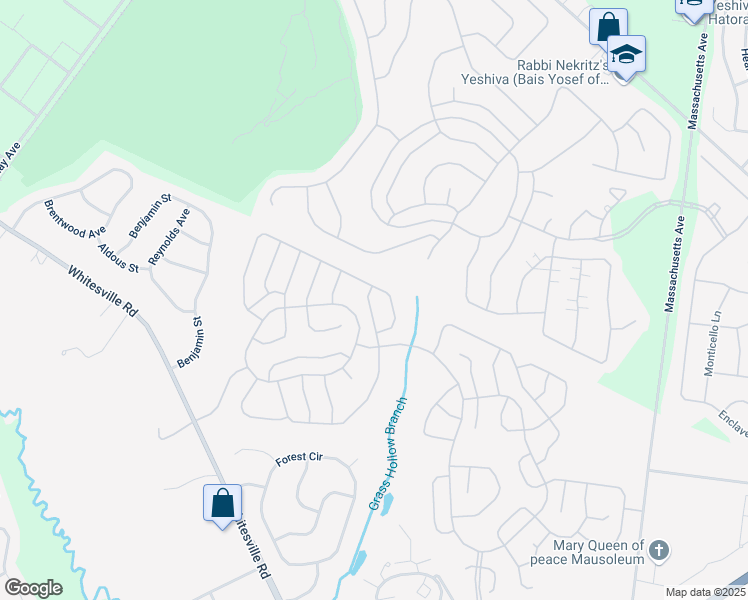 map of restaurants, bars, coffee shops, grocery stores, and more near 2945 Crestview Lane in Toms River