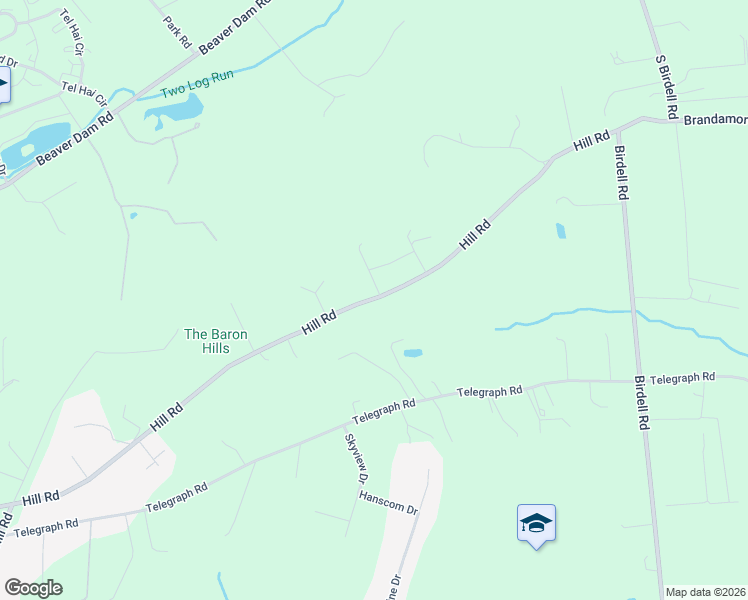 map of restaurants, bars, coffee shops, grocery stores, and more near 236 Hill Road in Coatesville