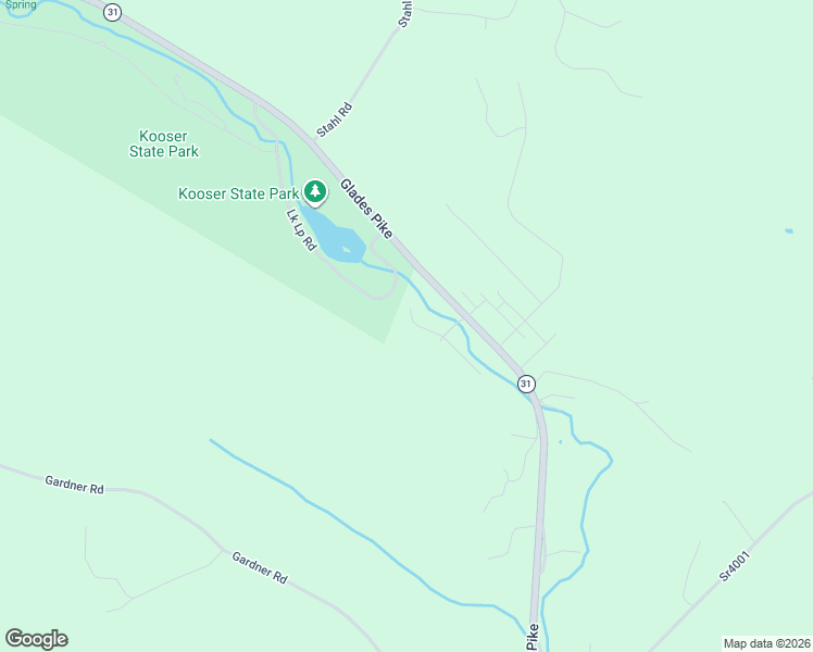 map of restaurants, bars, coffee shops, grocery stores, and more near 121 West Kooser Street in Somerset