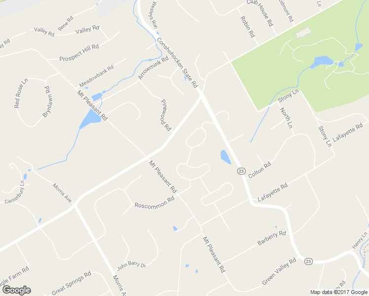 map of restaurants, bars, coffee shops, grocery stores, and more near 1252 Round Hill Road in Bryn Mawr