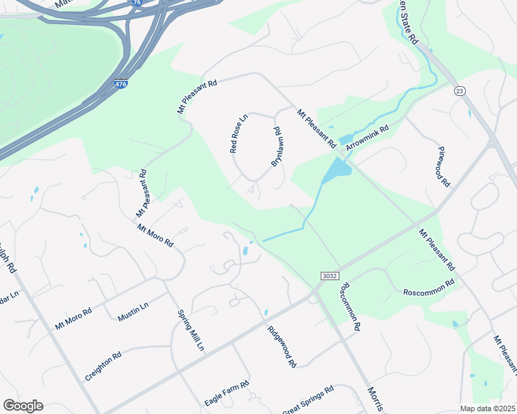 map of restaurants, bars, coffee shops, grocery stores, and more near 1109 Brynlawn Road in Villanova