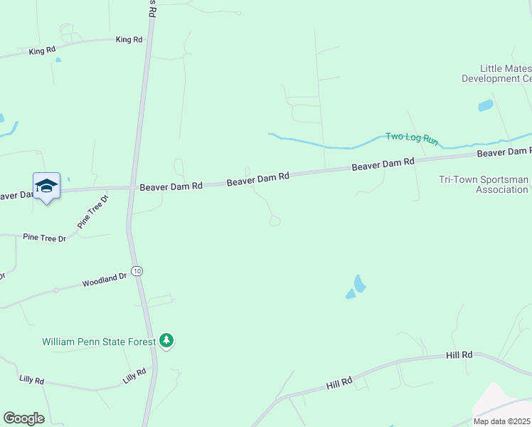 map of restaurants, bars, coffee shops, grocery stores, and more near 1680 Beaver Dam Road in Honey Brook