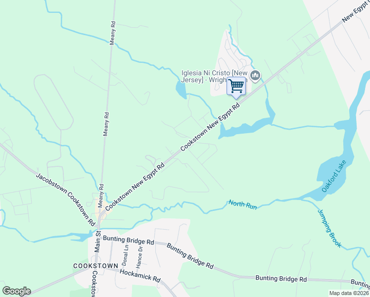 map of restaurants, bars, coffee shops, grocery stores, and more near 10 Mary Street in Wrightstown