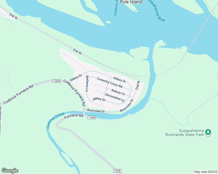 map of restaurants, bars, coffee shops, grocery stores, and more near 100 Asbury Court in Mount Wolf