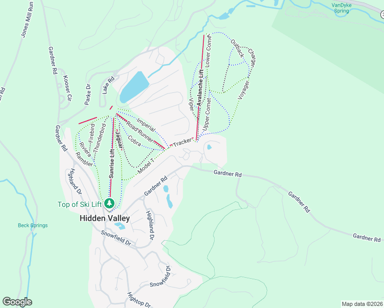 map of restaurants, bars, coffee shops, grocery stores, and more near 5101 Summit Drive in Somerset