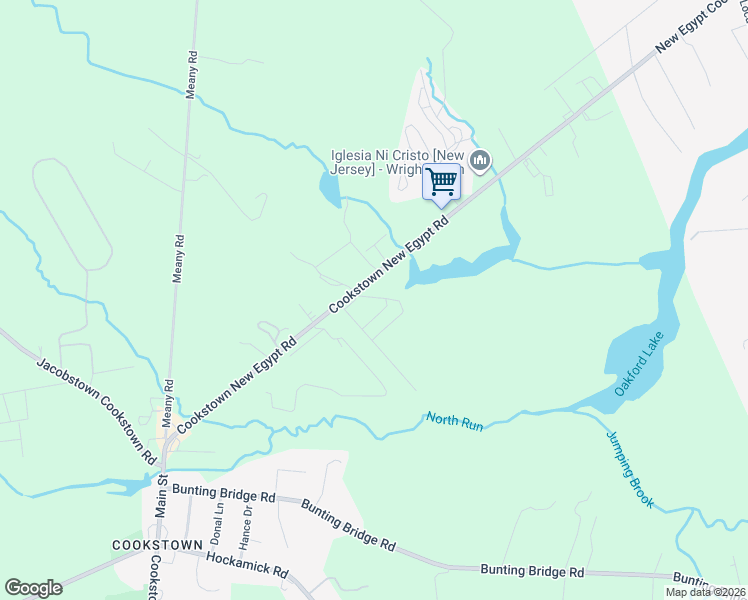 map of restaurants, bars, coffee shops, grocery stores, and more near 141 Cookstown New Egypt Road in Wrightstown