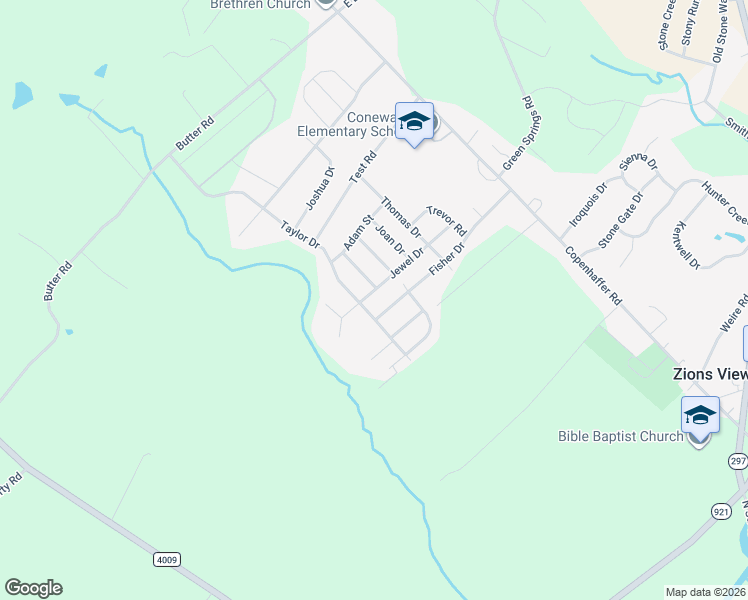 map of restaurants, bars, coffee shops, grocery stores, and more near 30 Heather Way in York