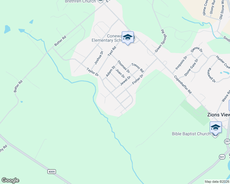 map of restaurants, bars, coffee shops, grocery stores, and more near 30 Heather Way in York