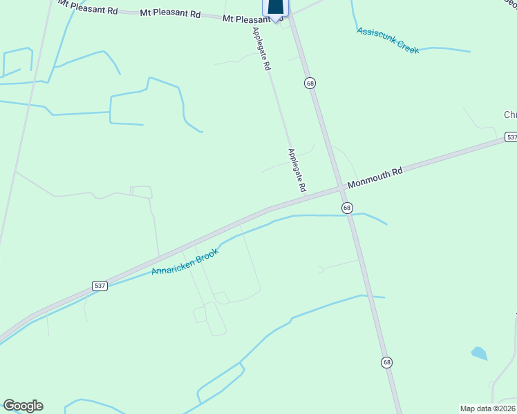 map of restaurants, bars, coffee shops, grocery stores, and more near 2719 Monmouth Road in Springfield