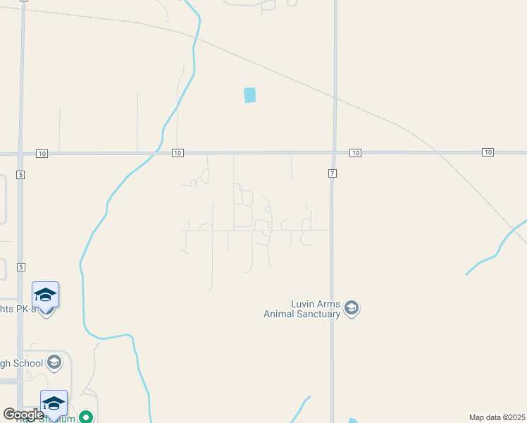 map of restaurants, bars, coffee shops, grocery stores, and more near 3751 County Road 7 in Erie