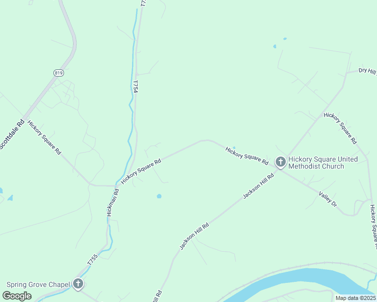 map of restaurants, bars, coffee shops, grocery stores, and more near 281 Hickory Square Road in Dawson