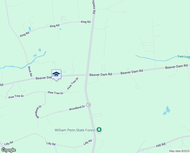 map of restaurants, bars, coffee shops, grocery stores, and more near 1860 Beaver Dam Road in Honey Brook