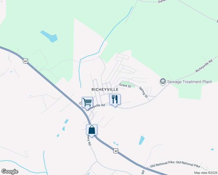 map of restaurants, bars, coffee shops, grocery stores, and more near 24 Vesta Avenue in Centerville