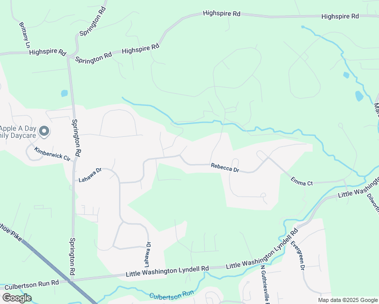 map of restaurants, bars, coffee shops, grocery stores, and more near 11 Casey Drive in Downingtown