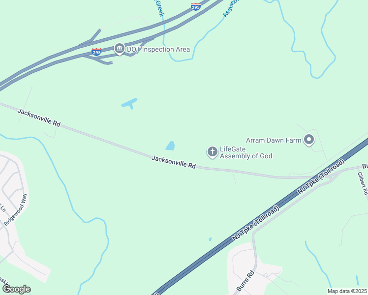 map of restaurants, bars, coffee shops, grocery stores, and more near 1597 Burlington Jacksonville Road in Burlington