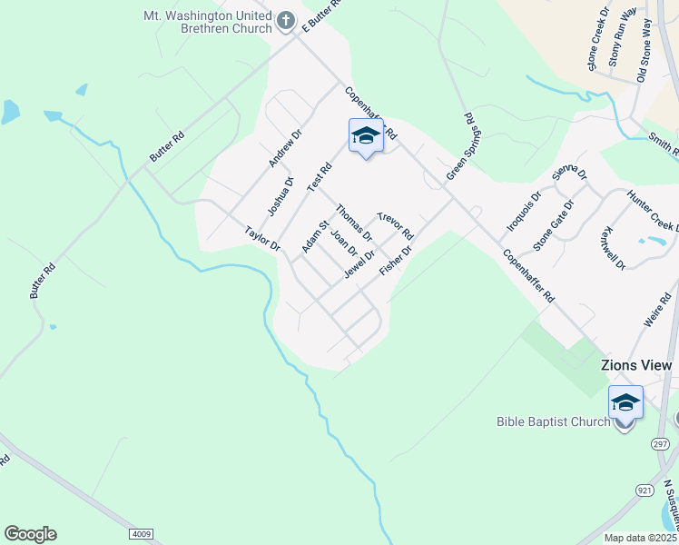 map of restaurants, bars, coffee shops, grocery stores, and more near 10 Clary Way in York