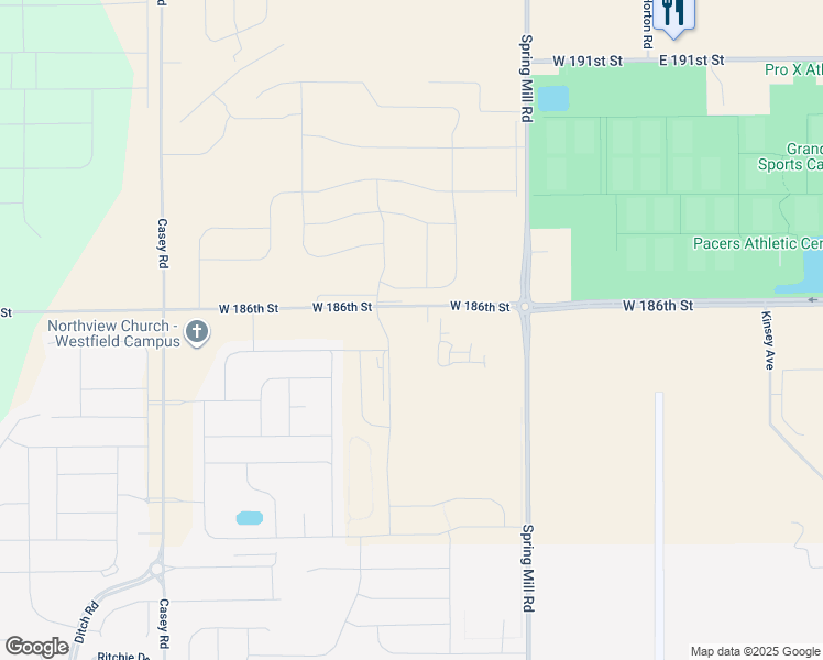 map of restaurants, bars, coffee shops, grocery stores, and more near 641 West 186th Street in Westfield