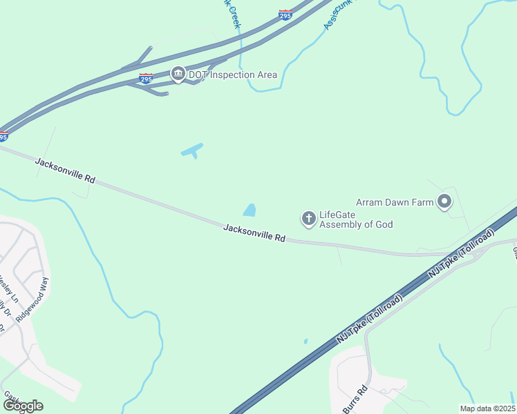 map of restaurants, bars, coffee shops, grocery stores, and more near 1597 Burlington Jacksonville Road in Burlington