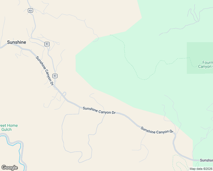 map of restaurants, bars, coffee shops, grocery stores, and more near 5330 Sunshine Canyon Drive in Boulder